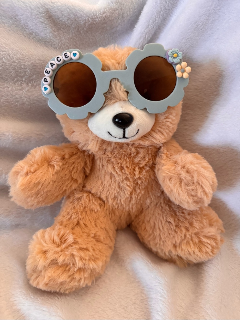 Blue Flower Shaped Girl’s Sunglasses